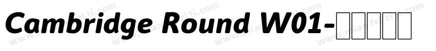 Cambridge Round W01字体转换